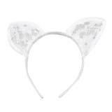 WHITE | ハロウィン ユニーク ネコ耳カチューシャ | OSYAREVO