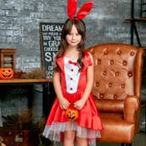 レッド | クリスマス ４点セット バニーガールドレス | OSYAREVO