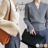 カシュクール リブニット トップス | OSYAREVO | 詳細画像1