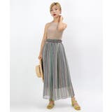 カラーストライプ スカウチョ カラーストライプスカ | OSYAREVO | 詳細画像7 