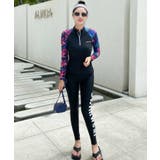 ダークフラワー ラッシュガード 水着 セットアップ | OSYAREVO | 詳細画像10 