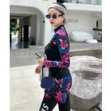 ダークフラワー ラッシュガード 水着 セットアップ | OSYAREVO | 詳細画像12 