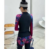 ダークフラワー ラッシュガード 水着 セットアップ | OSYAREVO | 詳細画像5 