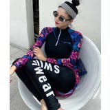 ダークフラワー ラッシュガード 水着 セットアップ | OSYAREVO | 詳細画像7 