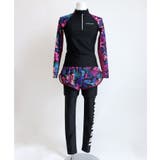 ダークフラワー ラッシュガード 水着 セットアップ | OSYAREVO | 詳細画像13 