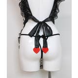 クリスマス コスプレ リボン×フリル シースルー メイド ランジェリー | OSYAREVO | 詳細画像33 