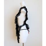 クリスマス コスプレ リボン×フリル シースルー メイド ランジェリー | OSYAREVO | 詳細画像34 