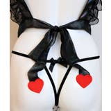 クリスマス コスプレ リボン×フリル シースルー メイド ランジェリー | OSYAREVO | 詳細画像36 