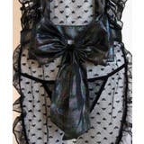 クリスマス コスプレ リボン×フリル シースルー メイド ランジェリー | OSYAREVO | 詳細画像39 