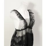 総レース バッククロス ティアードワンピース | OSYAREVO | 詳細画像23