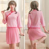 クリスマス コスプレ ギンガムチェック柄 チャイナ | OSYAREVO | 詳細画像5 