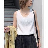 ワッシャー加工 タンクトップ レディース | OSYAREVO | 詳細画像10