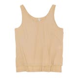 ベージュ | ワッシャー加工 タンクトップ レディース | OSYAREVO