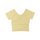 ヨガウェア トップス カップ付き カシュクール 半袖 | OSYAREVO | 詳細画像22 