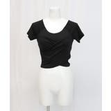 ヨガウェア トップス カップ付き カシュクール 半袖 | OSYAREVO | 詳細画像28 