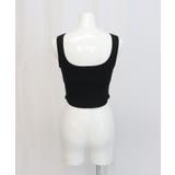 ヨガウェア トップス カップ付き タンクトップ リブ | OSYAREVO | 詳細画像35 