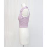 ノースリーブ ポロシャツ トップス カップ付き リブ | OSYAREVO | 詳細画像32 