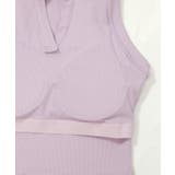 ノースリーブ ポロシャツ トップス カップ付き リブ | OSYAREVO | 詳細画像36 