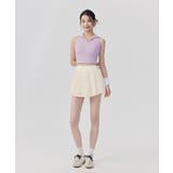 ノースリーブ ポロシャツ トップス カップ付き リブ | OSYAREVO | 詳細画像7 