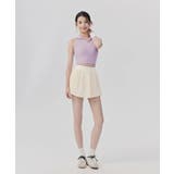 ノースリーブ ポロシャツ トップス カップ付き リブ | OSYAREVO | 詳細画像8 