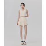 ノースリーブ ポロシャツ トップス カップ付き リブ | OSYAREVO | 詳細画像21 