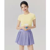 ヨガウェア トップス カップ付き バックリボン 半袖 | OSYAREVO | 詳細画像15 