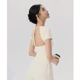 ヨガウェア トップス カップ付き バックオープン 半袖 | OSYAREVO | 詳細画像8 