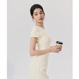 ヨガウェア トップス カップ付き バックオープン 半袖 | OSYAREVO | 詳細画像10 