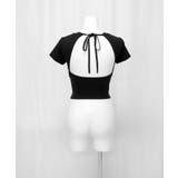 ヨガウェア トップス カップ付き バックオープン 半袖 | OSYAREVO | 詳細画像27 