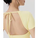 ヨガウェア トップス カップ付き バックオープン 半袖 | OSYAREVO | 詳細画像13 