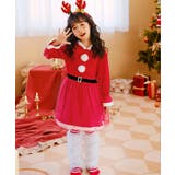 キッズ コスプレ クリスマスサンタ チュールワンピース | OSYAREVO | 詳細画像4
