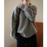 グレー系 | クルーネック ニット トップス | OSYAREVO