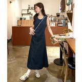 バックシャン デニム ロングワンピース | OSYAREVO | 詳細画像10