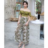 パンツ付き バックレースアップ オフショル ビキニ 水着 セットアップ | OSYAREVO | 詳細画像7