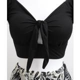 パンツ付き バックレースアップ オフショル ビキニ 水着 セットアップ | OSYAREVO | 詳細画像27