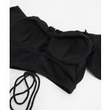 パンツ付き バックレースアップ オフショル ビキニ 水着 セットアップ | OSYAREVO | 詳細画像29