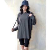 グレー | 【紫外線カット率99％以上】水着 レディース 体型カバー | OSYAREVO