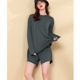 体型カバー ラッシュガード 付き タンキニ  水着 セットアップ レディース | OSYAREVO | 詳細画像3 