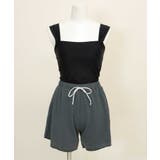 体型カバー ラッシュガード 付き タンキニ  水着 セットアップ レディース | OSYAREVO | 詳細画像50 