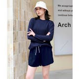 体型カバー ラッシュガード 付き タンキニ  水着 セットアップ レディース | OSYAREVO | 詳細画像39 