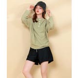 ヘンリーネック ラッシュガード付き ビキニ | OSYAREVO | 詳細画像6