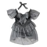 ラメ混 フリル リボン ワンピース 水着 | OSYAREVO | 詳細画像20 