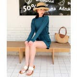 ロンパース付き セットアップ ビキニ 水着 レディース | OSYAREVO | 詳細画像47