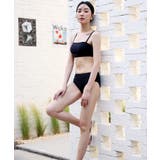 フリル ロンパース付き セットアップ ビキニ 水着 レディース | OSYAREVO | 詳細画像12 