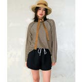 ブラウン | ラッシュガード 付き キャミソール | OSYAREVO