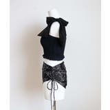 シフォンリボン シャーリングビキニ セット水着 レディース | OSYAREVO | 詳細画像29 