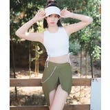 シアーシャツ 付き サイドレースアップ スイムウェア 水着 レディース | OSYAREVO | 詳細画像11 