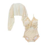 ボレロ付きバックシャンフリルレースワンピース レディース | OSYAREVO | 詳細画像29