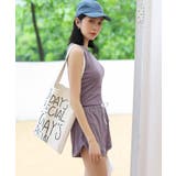 トップス付き リブ タンキニ 4点セット 水着 セットアップ レディース | OSYAREVO | 詳細画像51