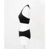 ロングスカート付き ハイネック リブ ビキニ 水着 セットアップ レディース | OSYAREVO | 詳細画像72 